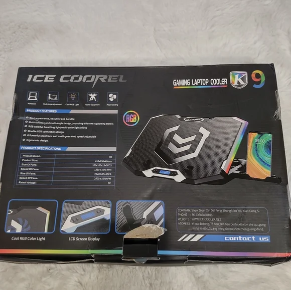 ICE COOREL RGB LAPTOP and PHONE STAND. - Picture 14 of 17